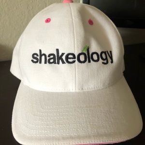 White and Pink Shakeology Hat